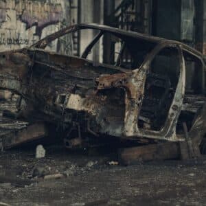 Photo Damaged car